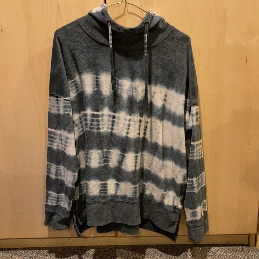 Blue tie dye hoodie
